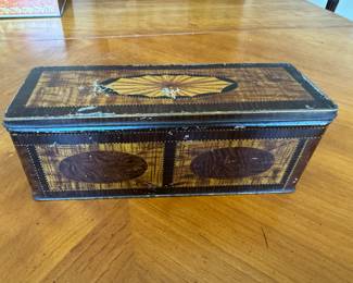 C.W.S Cream Crackers tin  3.5"h x 9.25" w x 3.25"d