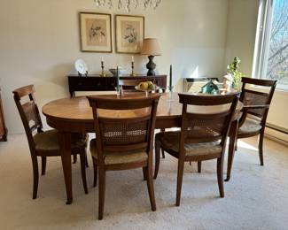 Kindel dining table & 6 chairs