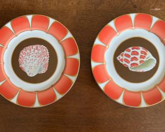 Pr. Lynn Chase "Coquilles Des Meres" plates  8.5"