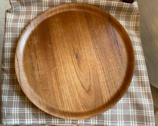 Swedish Teak tray - 2 available 14.5"