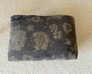 wicker footstool  9"h x 13"w x 8.5" d