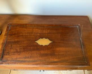 Antique writing box  - locked - in search of key