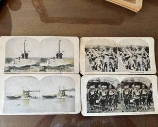WWI stereoscope cards