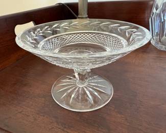 Waterford compote    3.75"h x 6" diameter