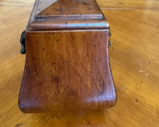 Alfred Assid wood box 6"h x 4"square