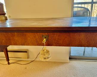 Vintage Baker desk                                                                         29"h x 60"w x 24"d     as found  