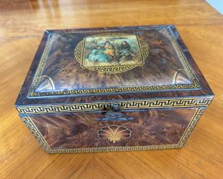 Antique Terry's biscuit tin    6.5"h x 10.5"w x 7.5"d