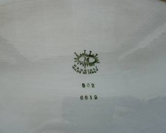 Vintage Mancioli pottery turkey platter                               23.5 inches wide