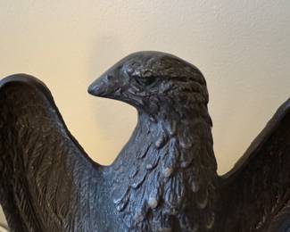 Vintage eagle bookends      8.5"h   