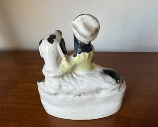 Antique Staffordshire figure 4.5"h