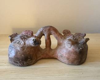 Pre-Columbian-style  double figure