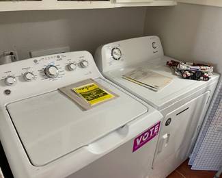 GE Washer and Amana Dryer - two newer items