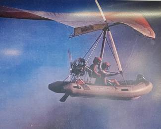 Flying Raft, functional Movie Prop