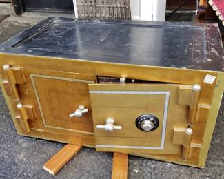 Heavy Vintage Brass Safe (we have the combo!)