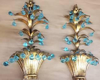 Hollywood Regency Wall Decor - NOT Sconces - yet!