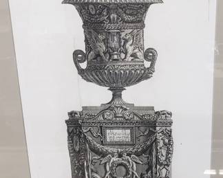 18th. C. Urn Etching by Piranesi