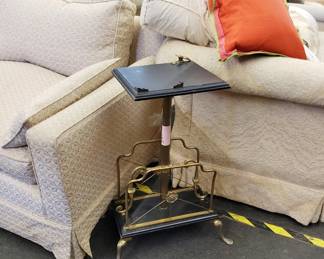 Cool Hollywood Regency Phone Table