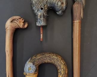 Antique Walking Stick Handles