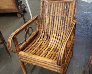 Victorian Bamboo Safari Chair