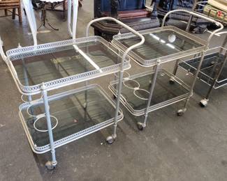 Mid Century Bar Carts