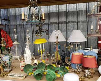 LOTS of Table Lamps