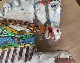 Antique Carousel Horses - Head