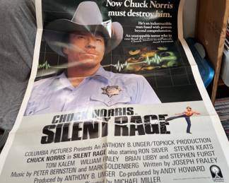 Silent rage with Chuck Norris movie poster