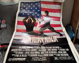 American ninja movie poster