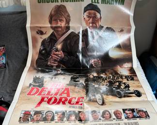 Delta force with Chuck Norris and Lee Marvin movie poster