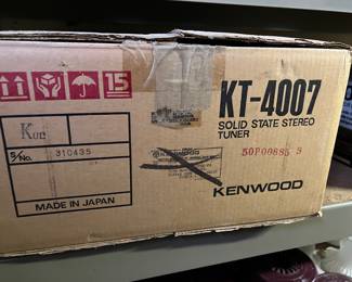 Vintage Kenwood KT – 4007 solid Stereo, tuner