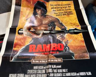 Rambo, Sylvester Stallone, movie poster