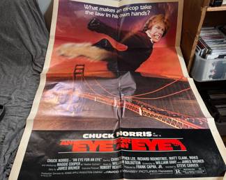 I for an eye with Chuck Norris movie poster