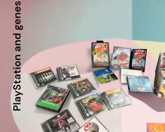 PlayStation and Genesis games