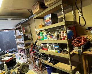 8' Heavy duty garage shelves 