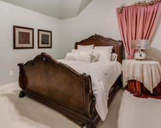 Queen Bed, we have a beautiful matching armoire.