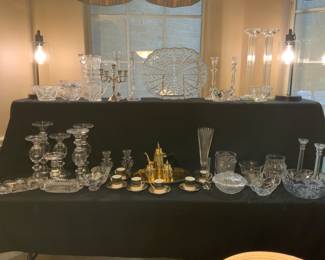 Gorgeous collection of Crystal & Glass. 