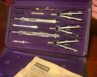 Vintage Dietzgen Drafting Tools