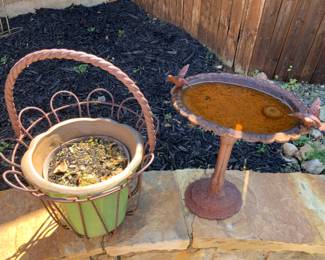 Cast Iron Bird Bath