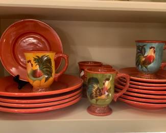 Cracker Barrel Plate/Mug Set