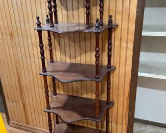 Antique 5 Tier Shelf