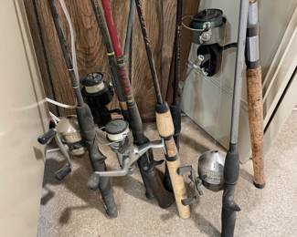 Fishing rods and reels