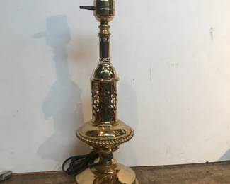 1930s Brass Table Lamp