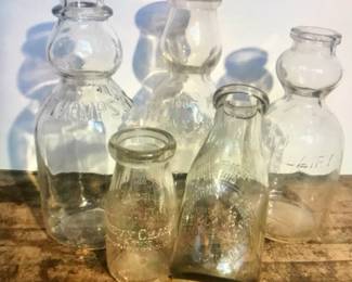 Local Glass Milk Bottles