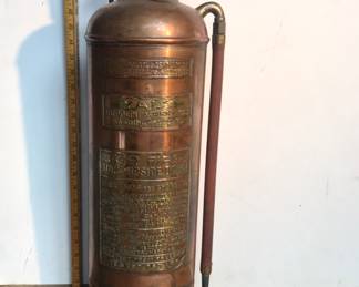 Brass & Copper Fire Extinguisher (local)