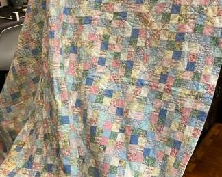 Vintage Handquilted Quilt