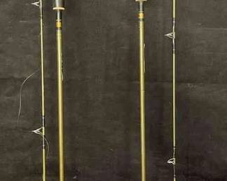 Vintage Grampus Glass Fishing Rods Hurricane Cheyenne Spinning Reel