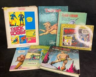 Vintage 1970s Buck Rogers Flash Gordon And Tarzan Books
