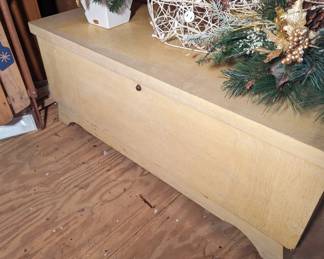 MCM Land cedar chest