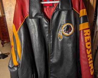 NFL Washington Redskins leather jacket