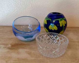 Various Glass Decorative Bowls
